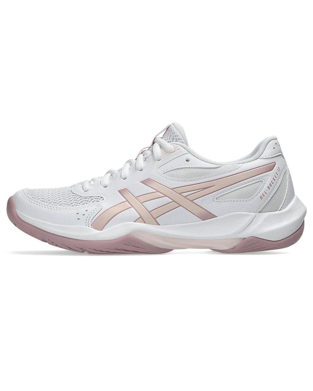 Asics White Gel-Rocket 12