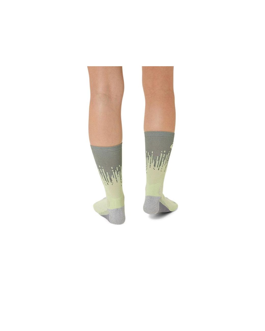 Asics Green Performance Run Sock Crew for men