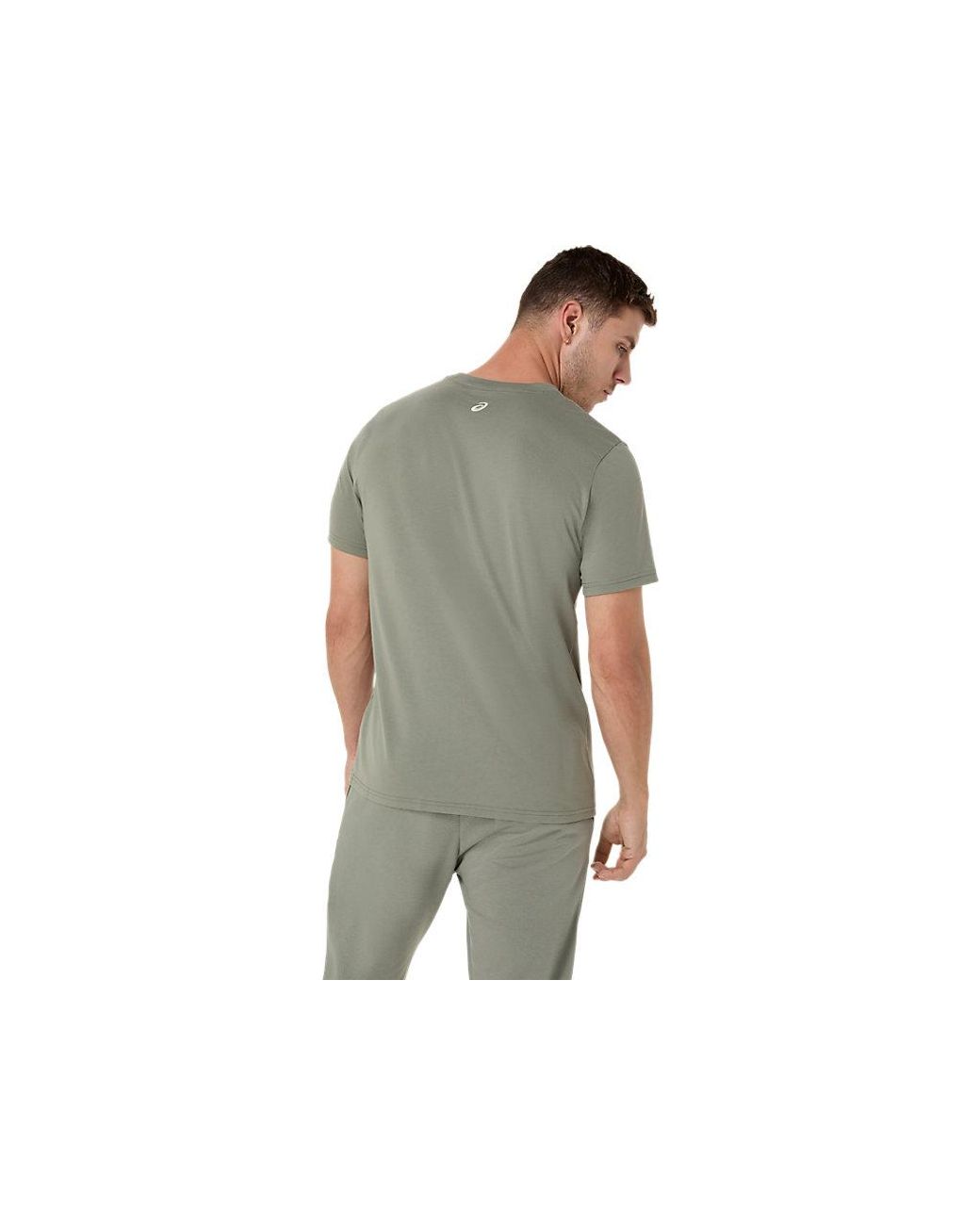 Asics Black Chest Logo Tee for men