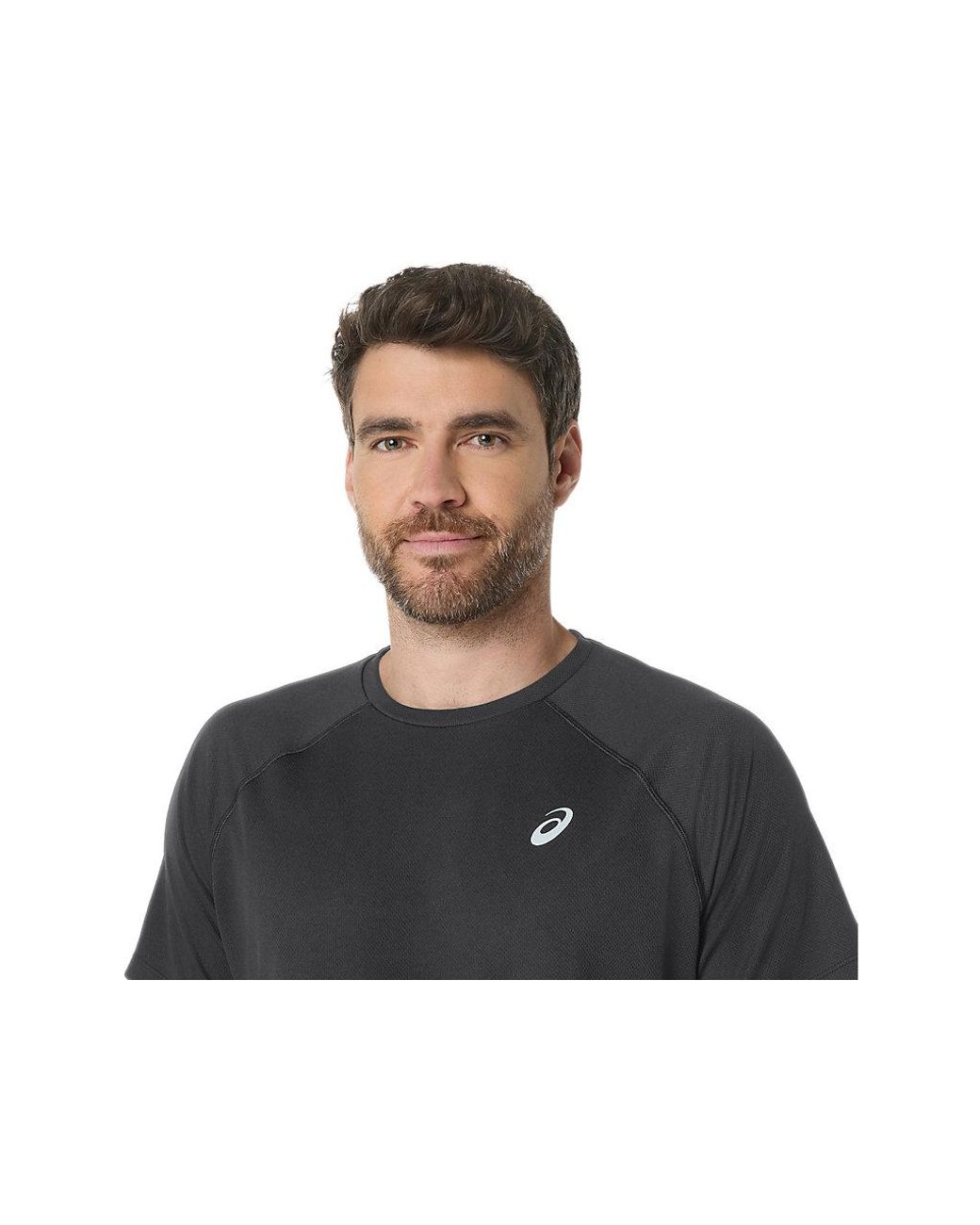 Asics Black Sport Run Top for men