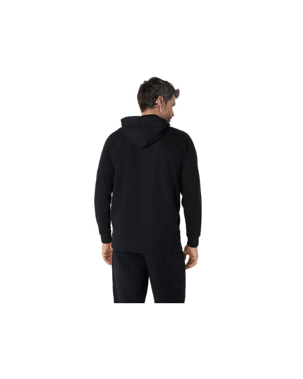 Asics Black Sport Full Zip Hoodie for men