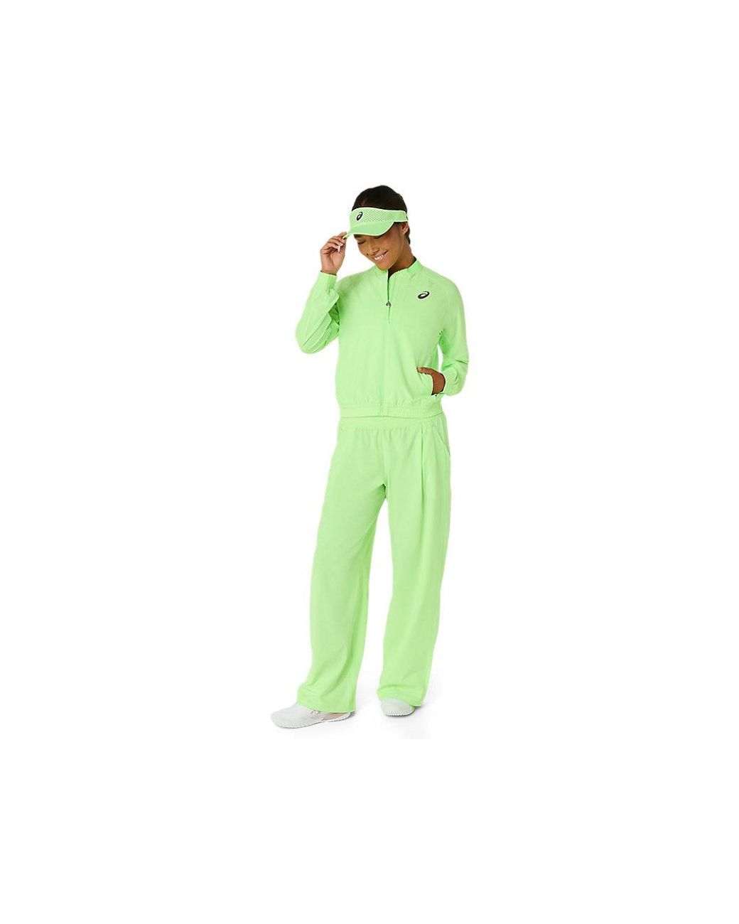 Asics Green Match Jacket
