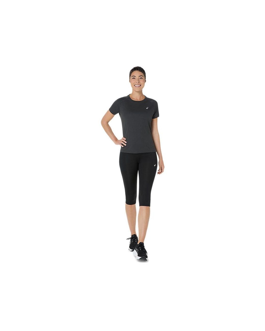 Asics Black Sport Run Kneetight