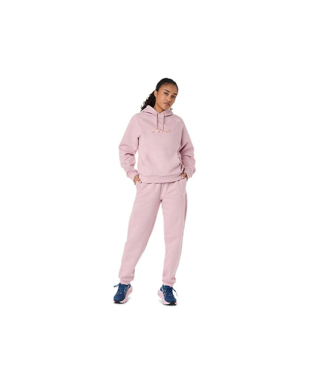 Asics Black Logo Fleece Pant