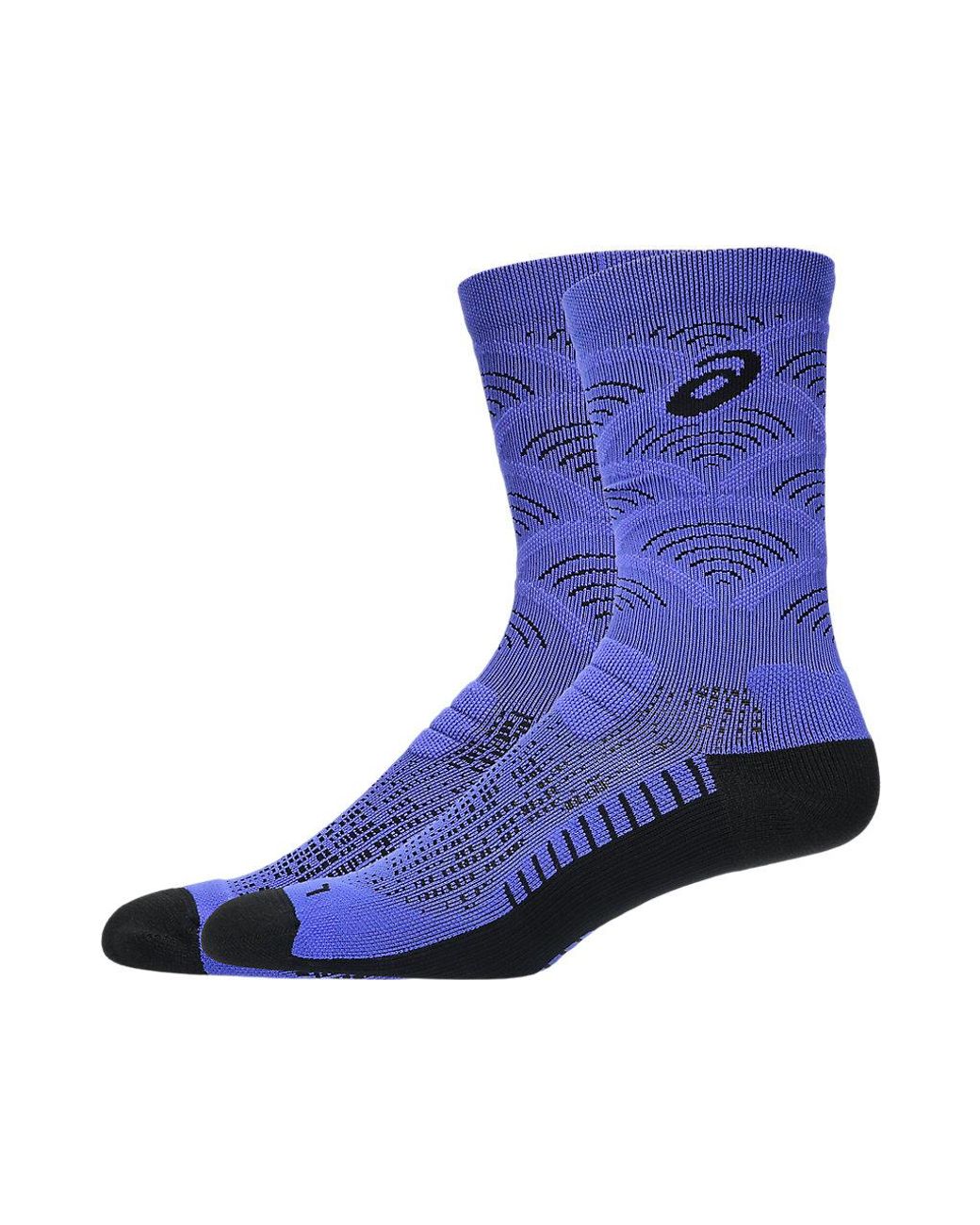 Asics Blue Performance Run Crew Sock for men