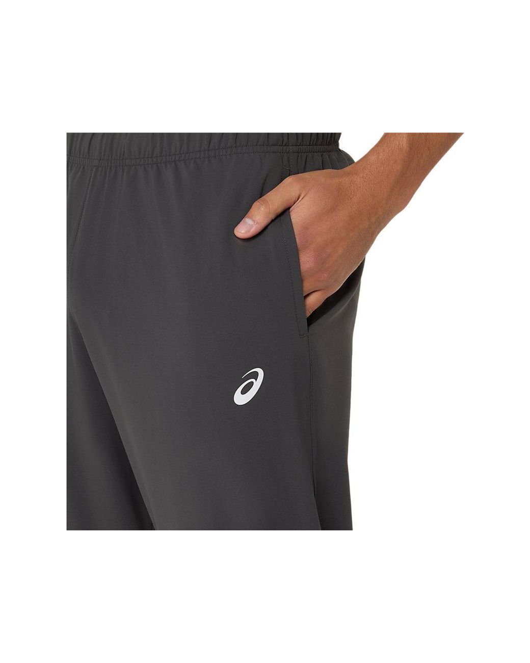 Asics Black Sport Run Pant for men