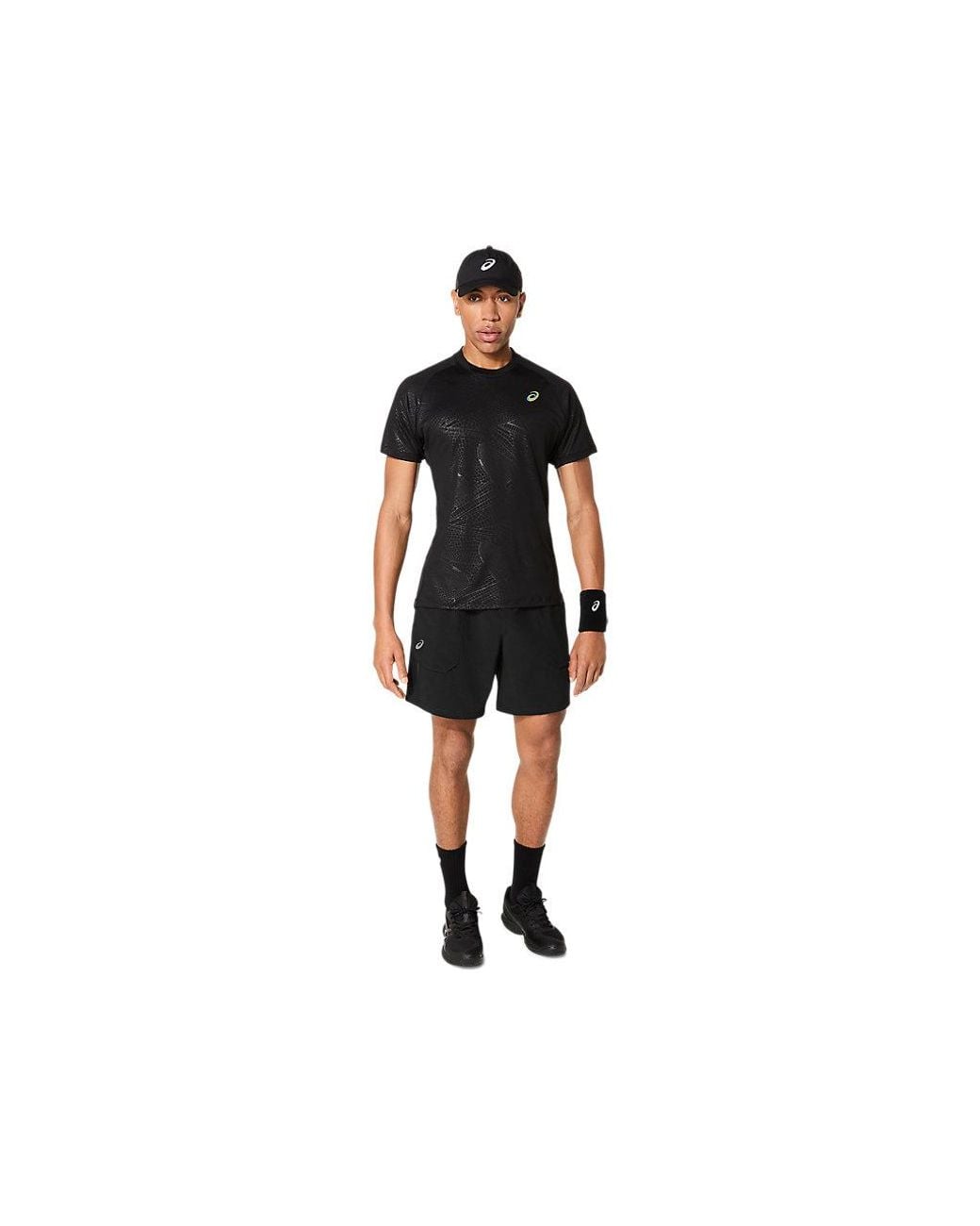Asics Black Match 7in Short for men