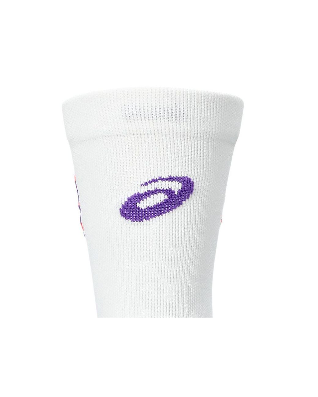 Asics White Performance Run Sock Crew for men