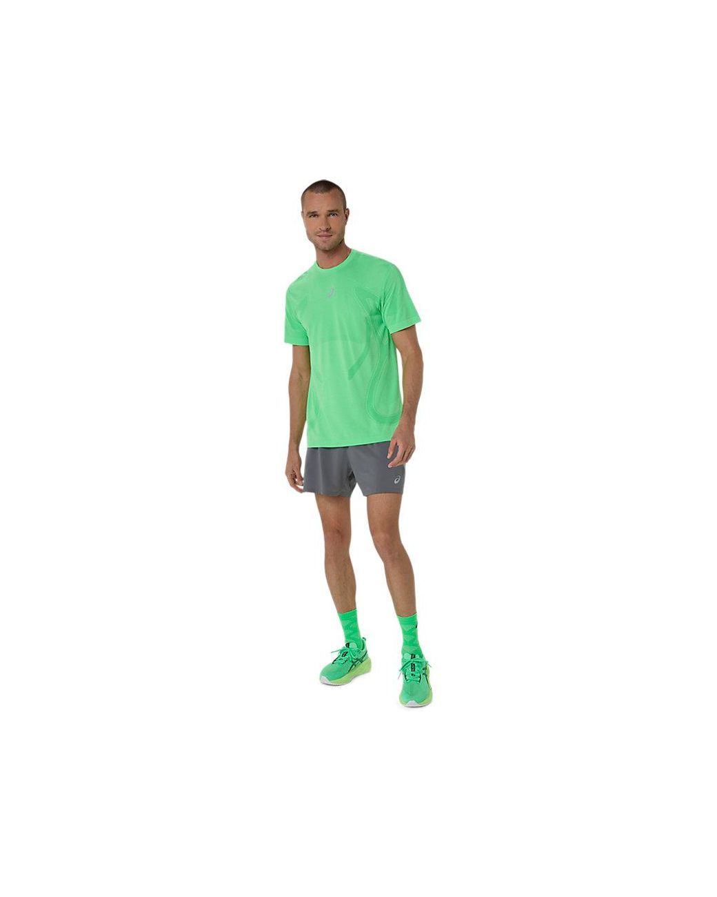 Asics Green Road Seamless Ss Top for men