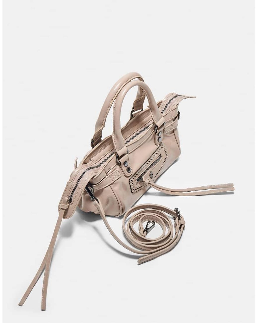 Stradivarius White City Crossbody Bag