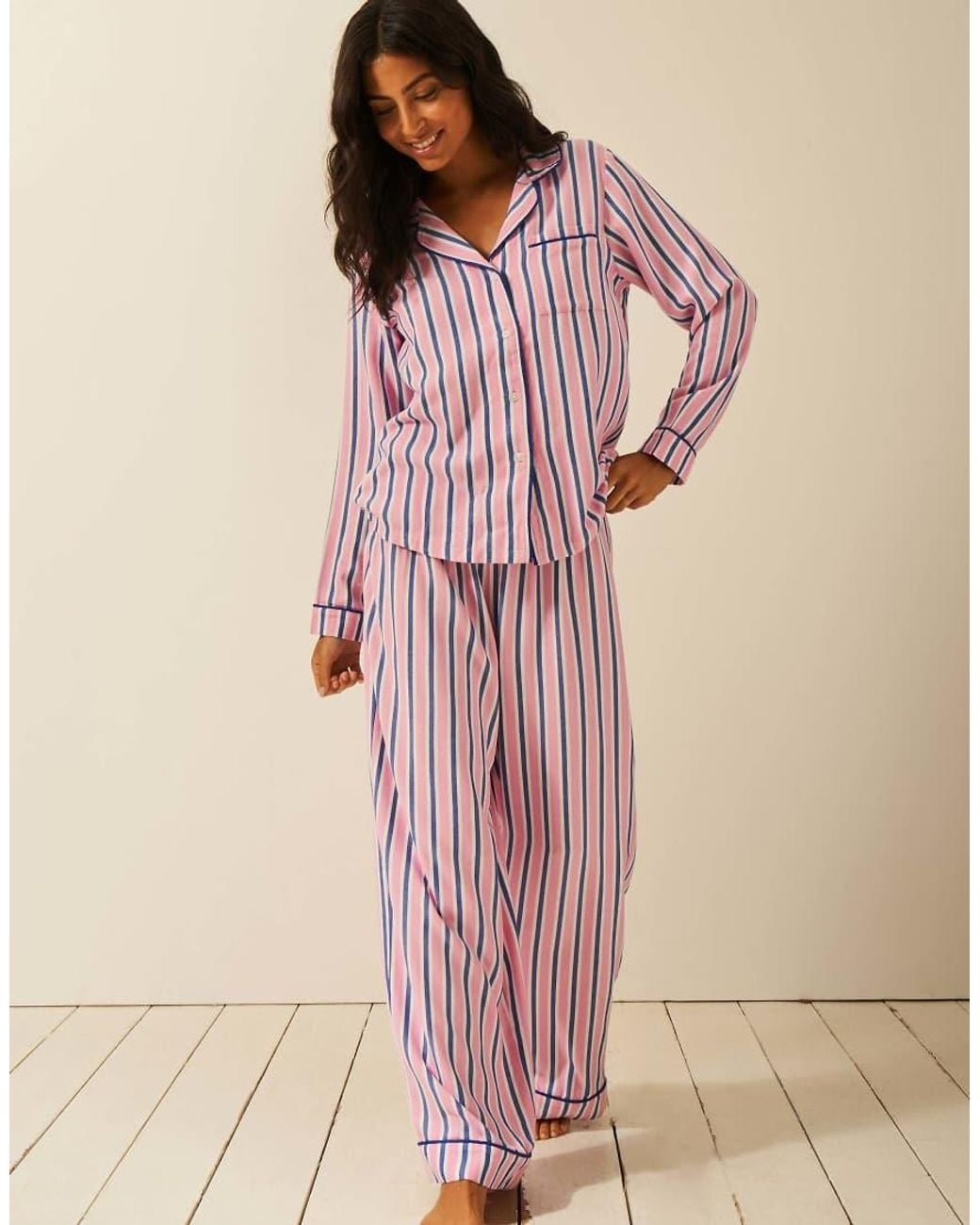 Stripe & Stare Pink Pyjama Top