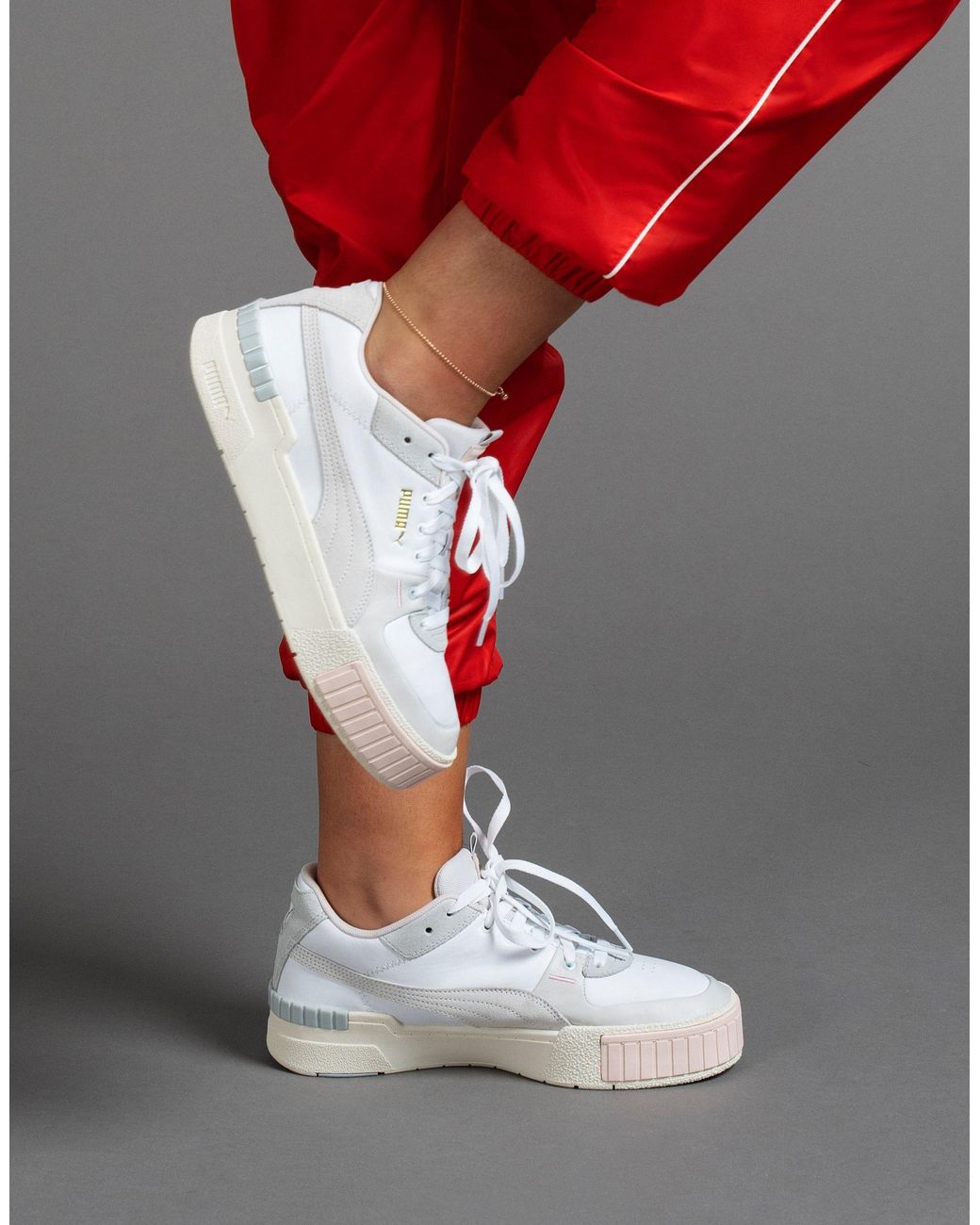 PUMA Cali Sport Chunky Sneakers in White | Lyst