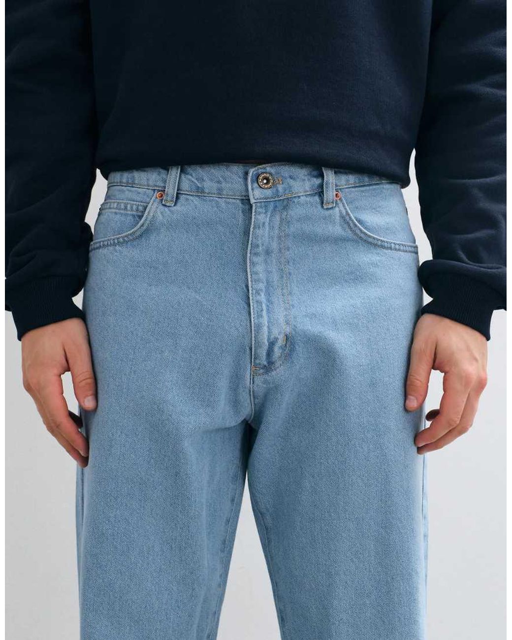 Stan Ray Blue Standard 5 Straight Leg Jeans for men
