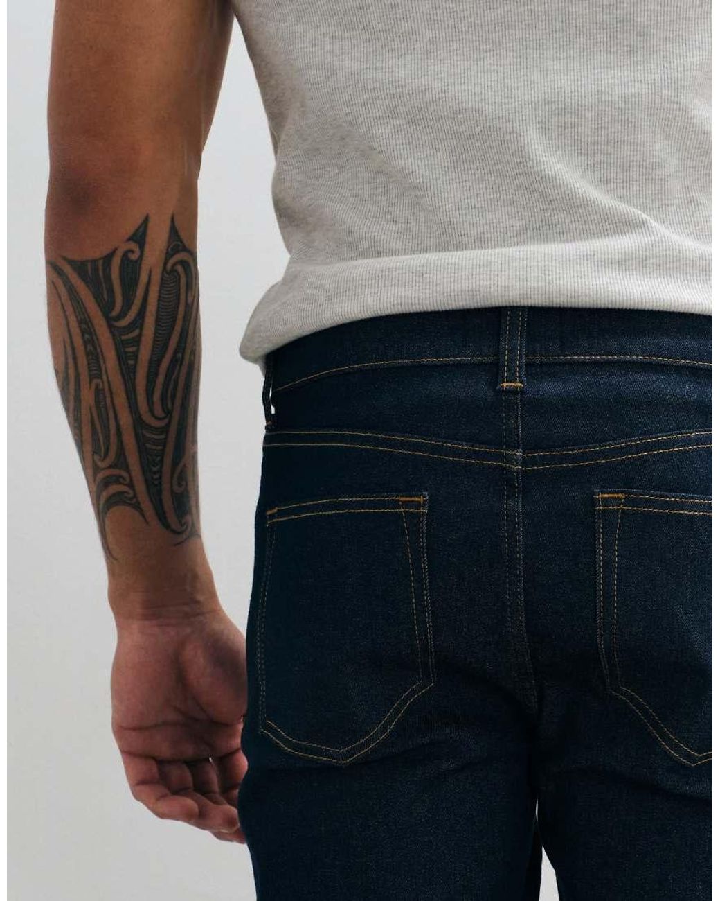 ASOS White Skinny Jeans for men