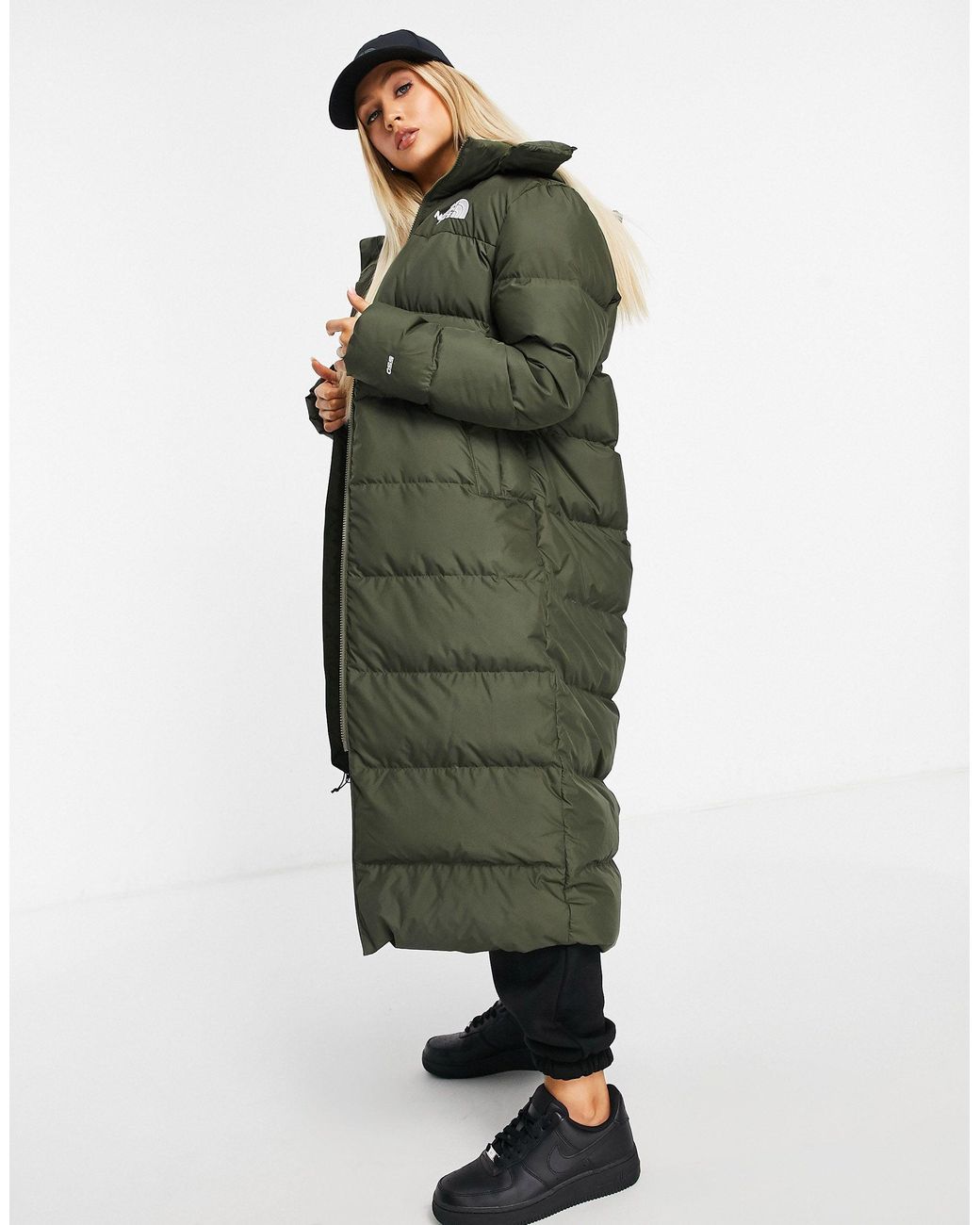 The North Face Triple C Parka Jacket in Green | Lyst