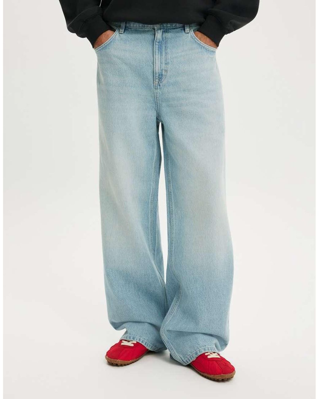 Cotton On Blue Relaxed Straight Jean for men