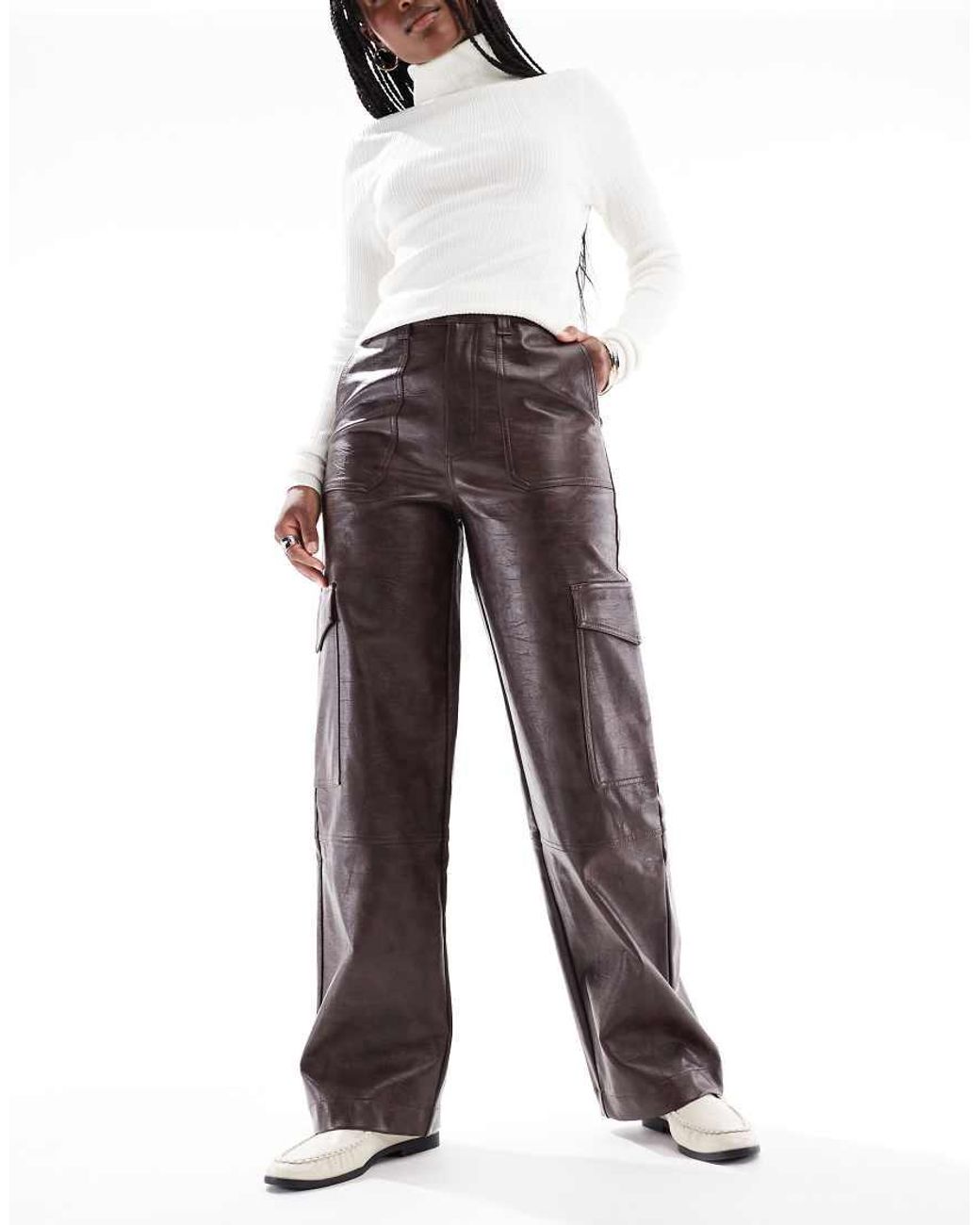 ASOS Brown Cargo Utility Pants