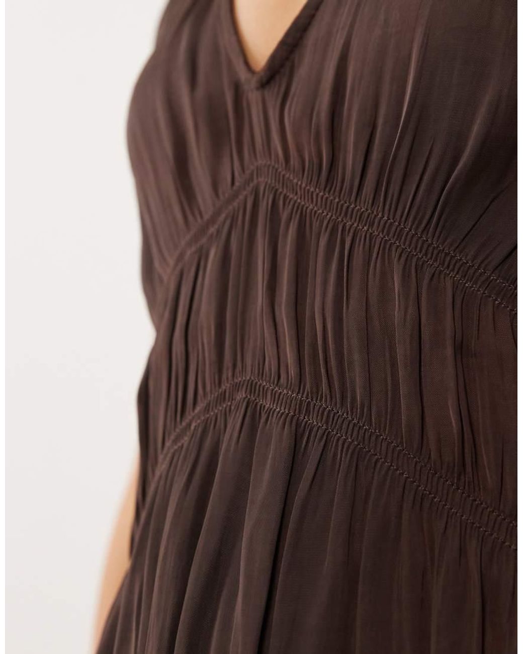 Mango Black V Neck Sleeveless Flowy Top