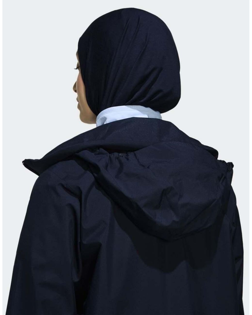 Adidas Originals Blue Multi Essentials 2L Rain Jacket