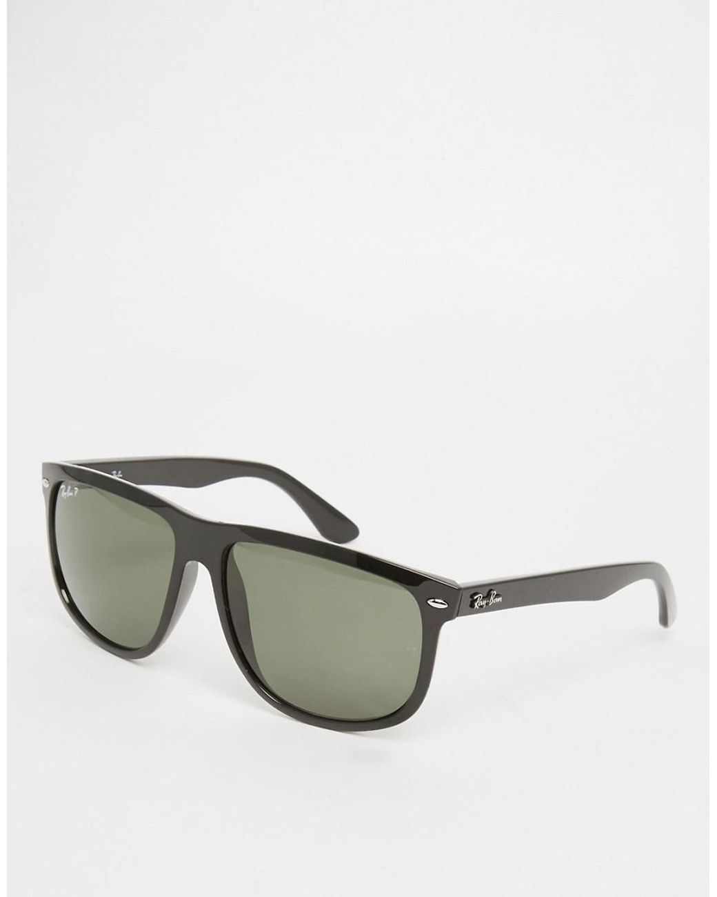 Ray-Ban Wayfarer Polarised Sunglasses Rb4147 in Black for Men | Lyst UK