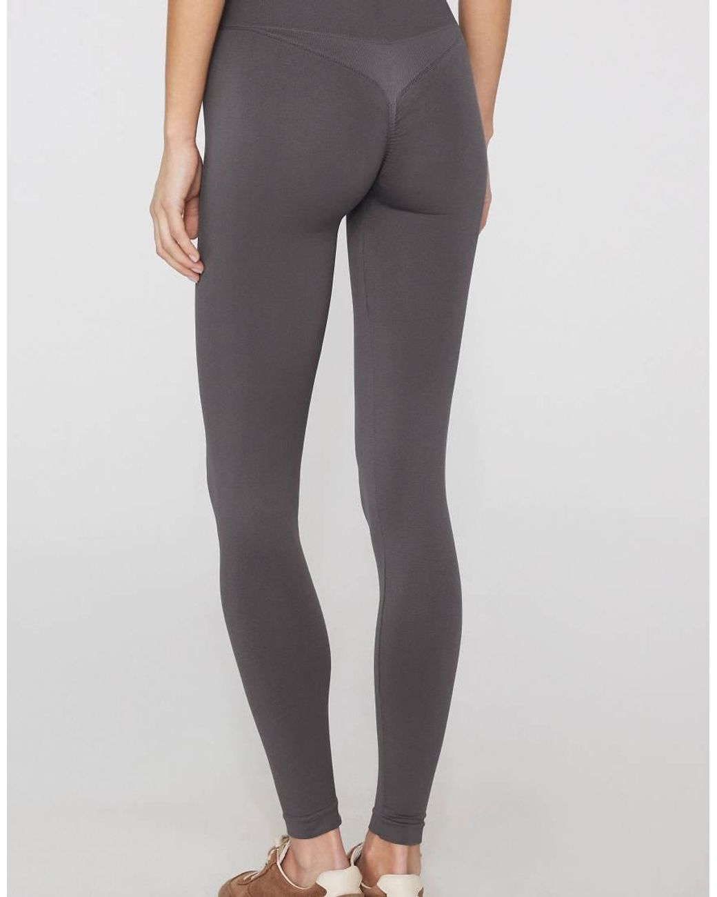 Tezenis Gray Scrunch Leggings