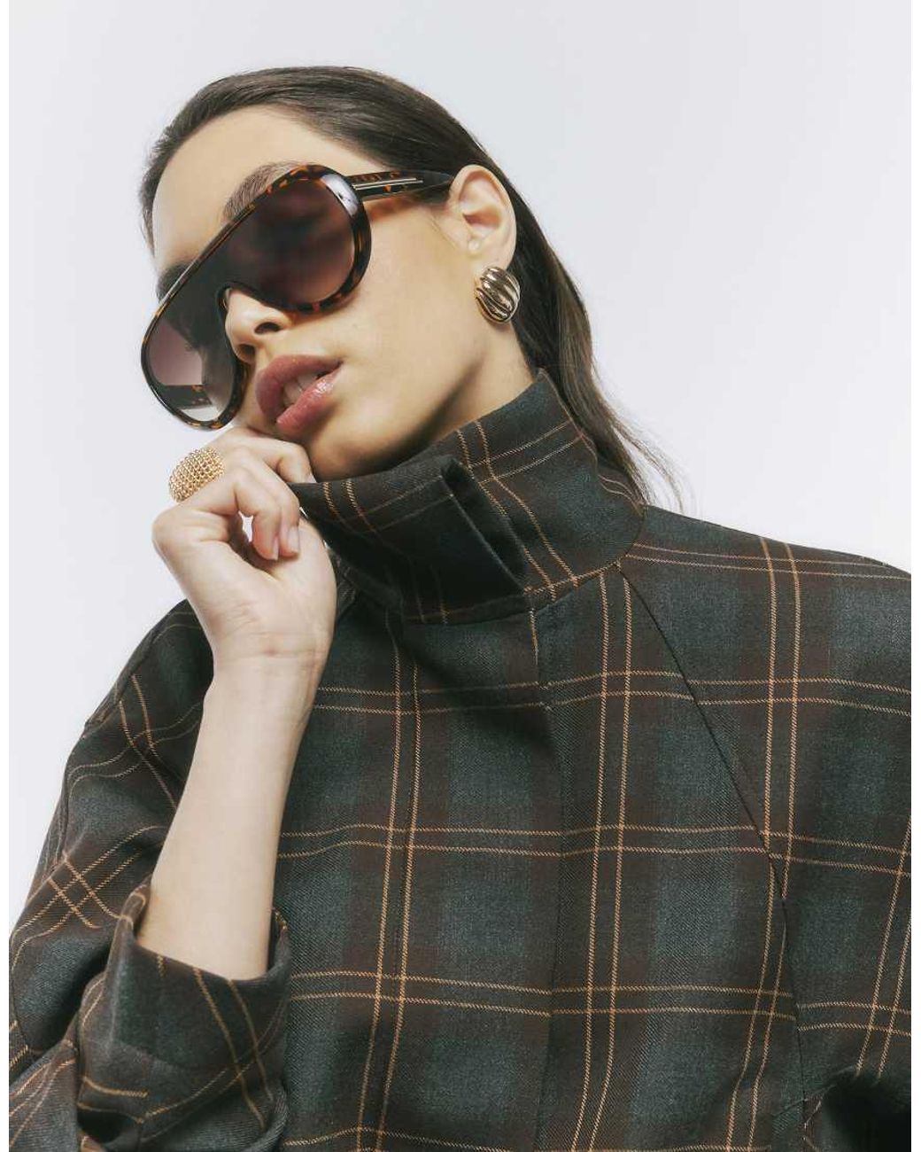 River Island Blue Funnel Neck Bomber Jacket