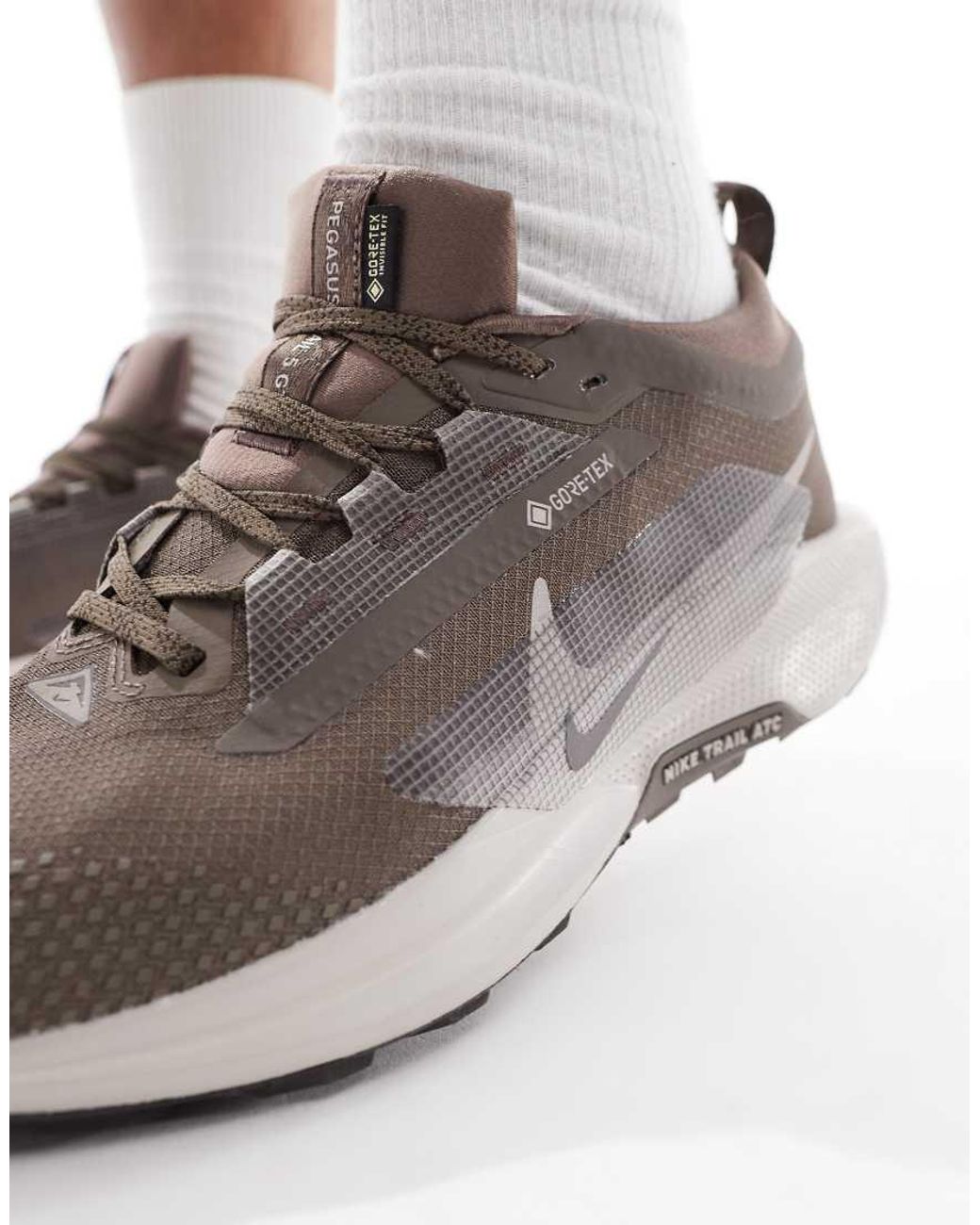 Nike White Reactx Pegasus Trail 5 Gore-tex Trainers for men