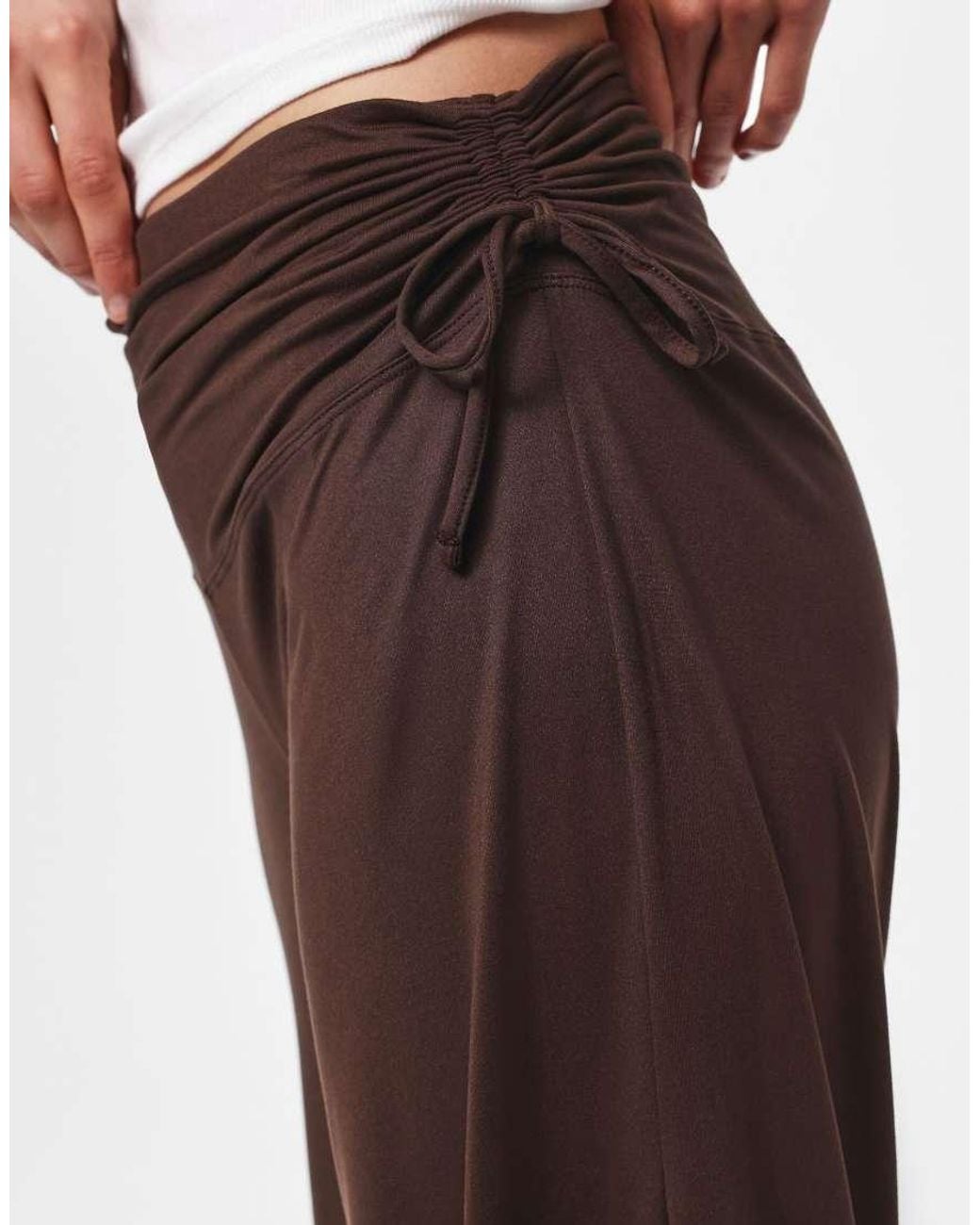 Pieces Brown Trousers