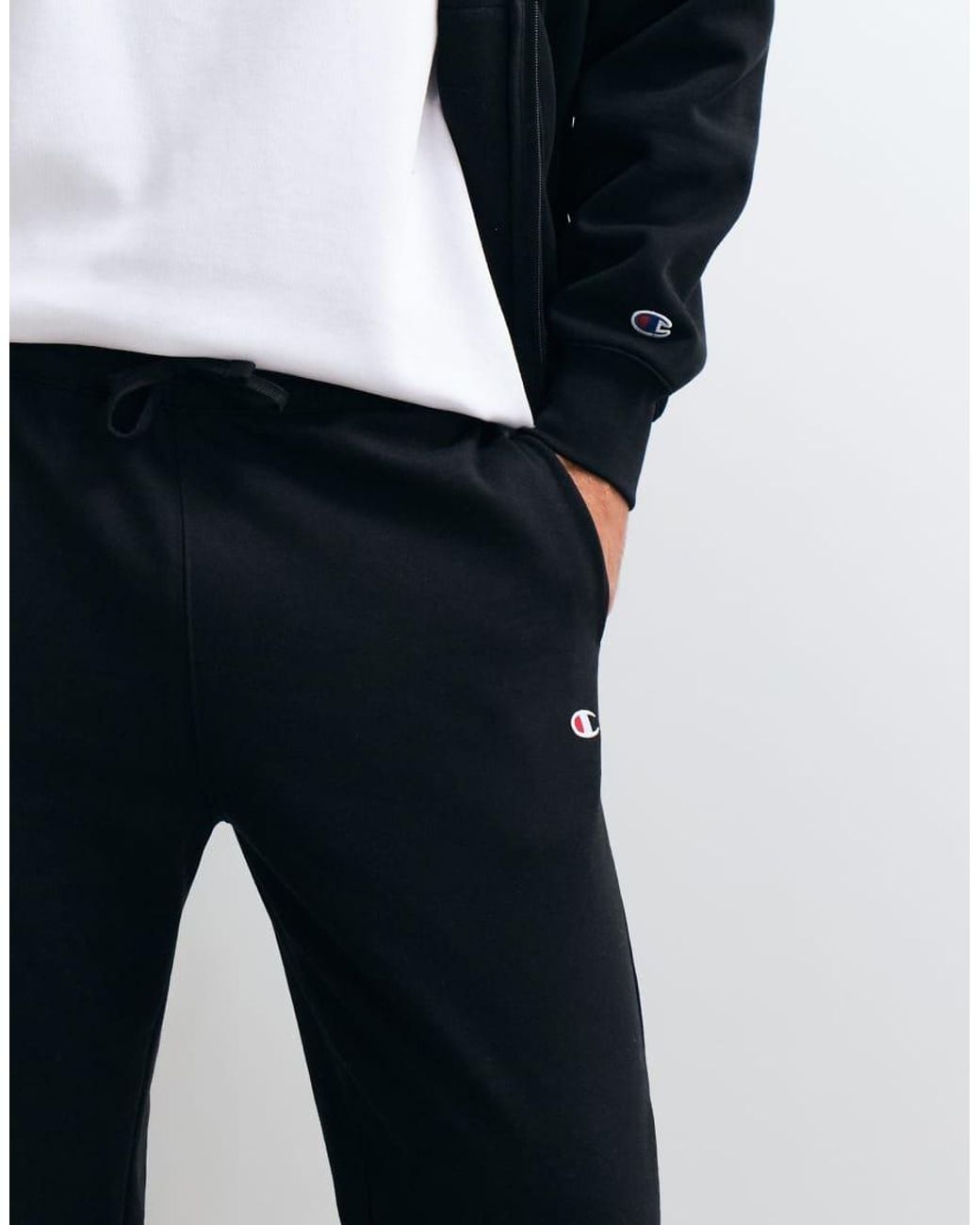 Champion Blue Modern Heritage Elastic Cuff Joggers for men