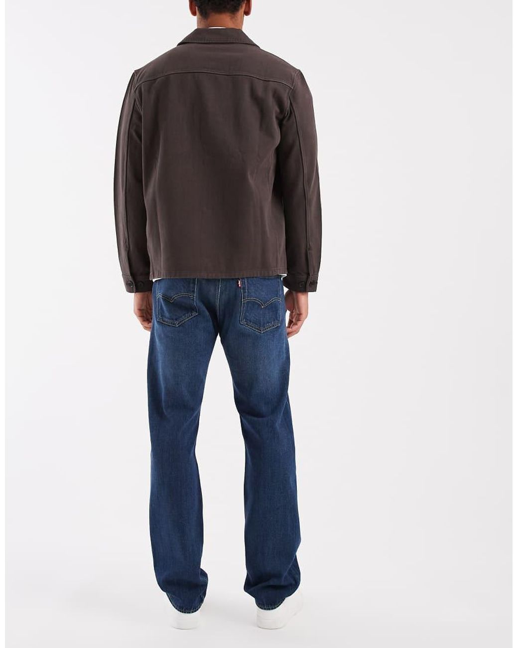 Levi's Blue 501 Original Straight Jeans for men