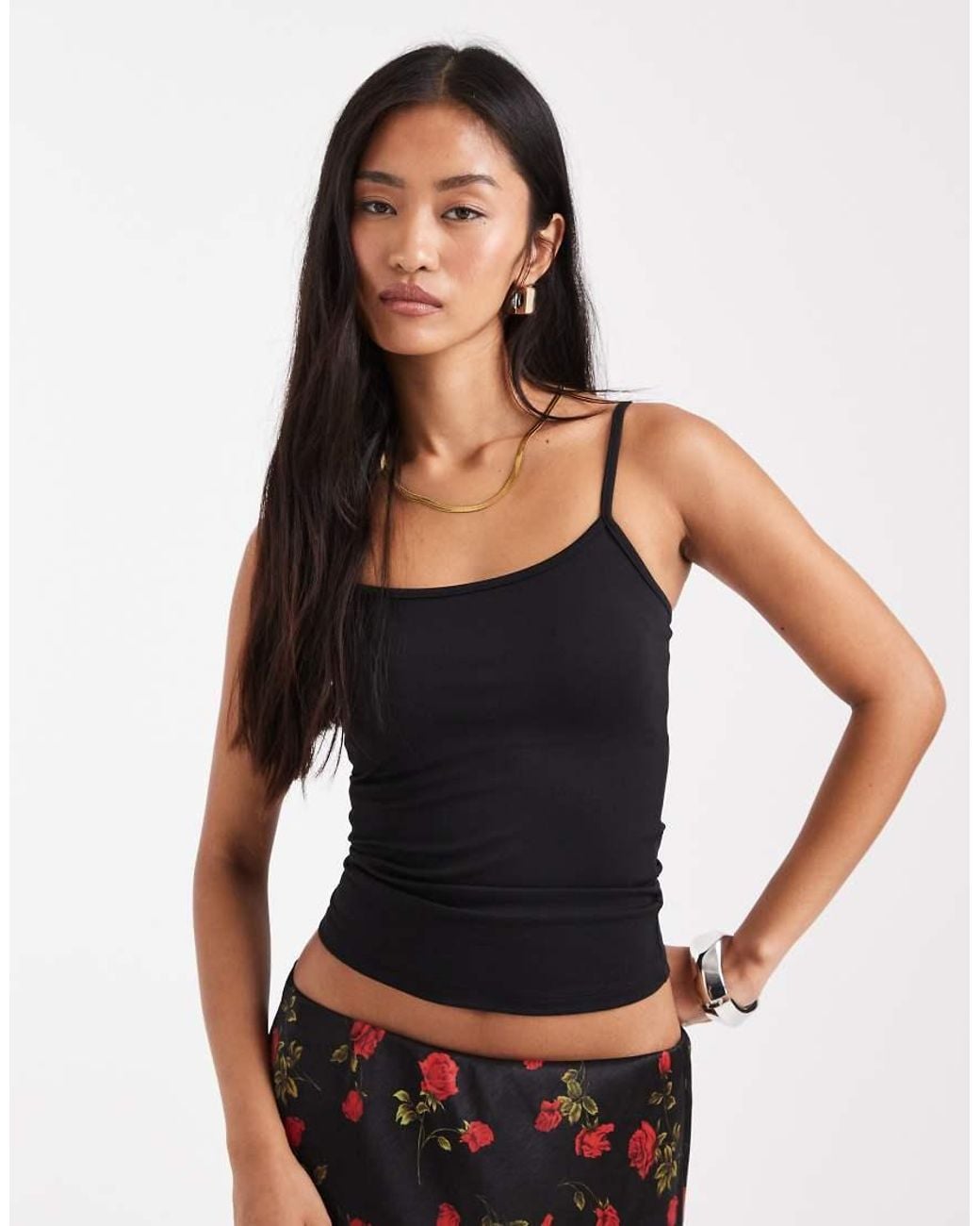 Cotton On Black Essential Cami Top
