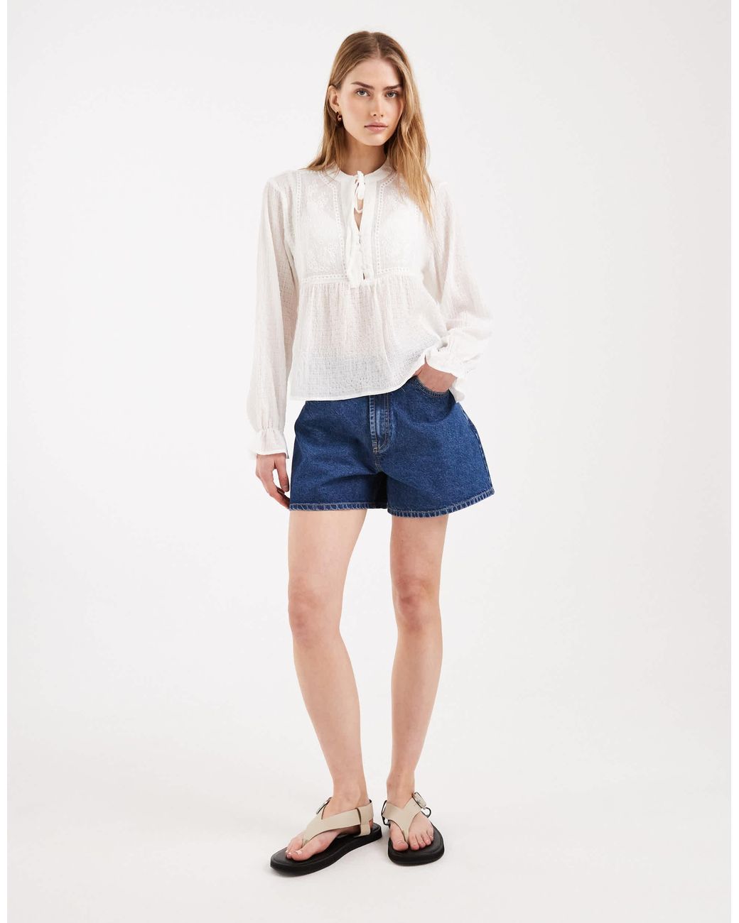 ONLY White – bluse