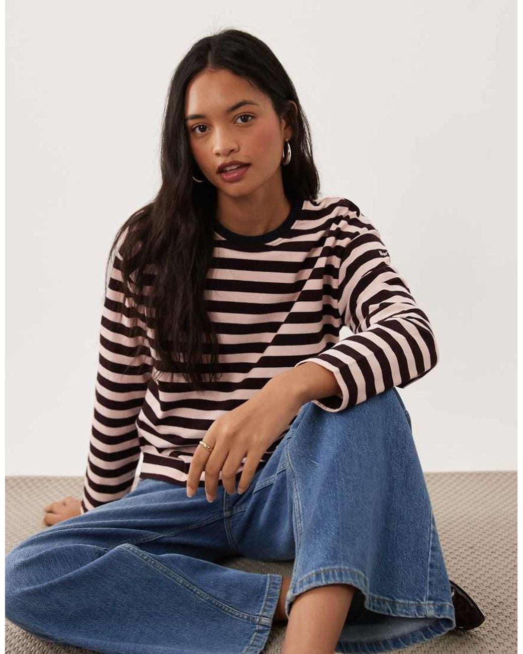 Barbour Multicolor Woodhouse Long Sleeve Striped Top