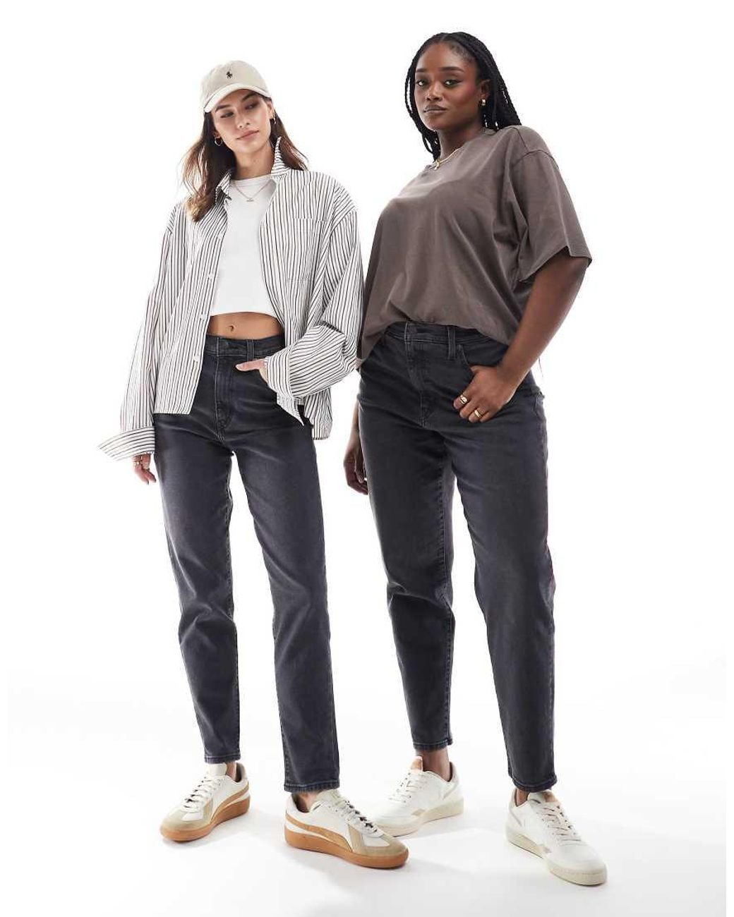Levi's Blue High Waisted Mom Jean