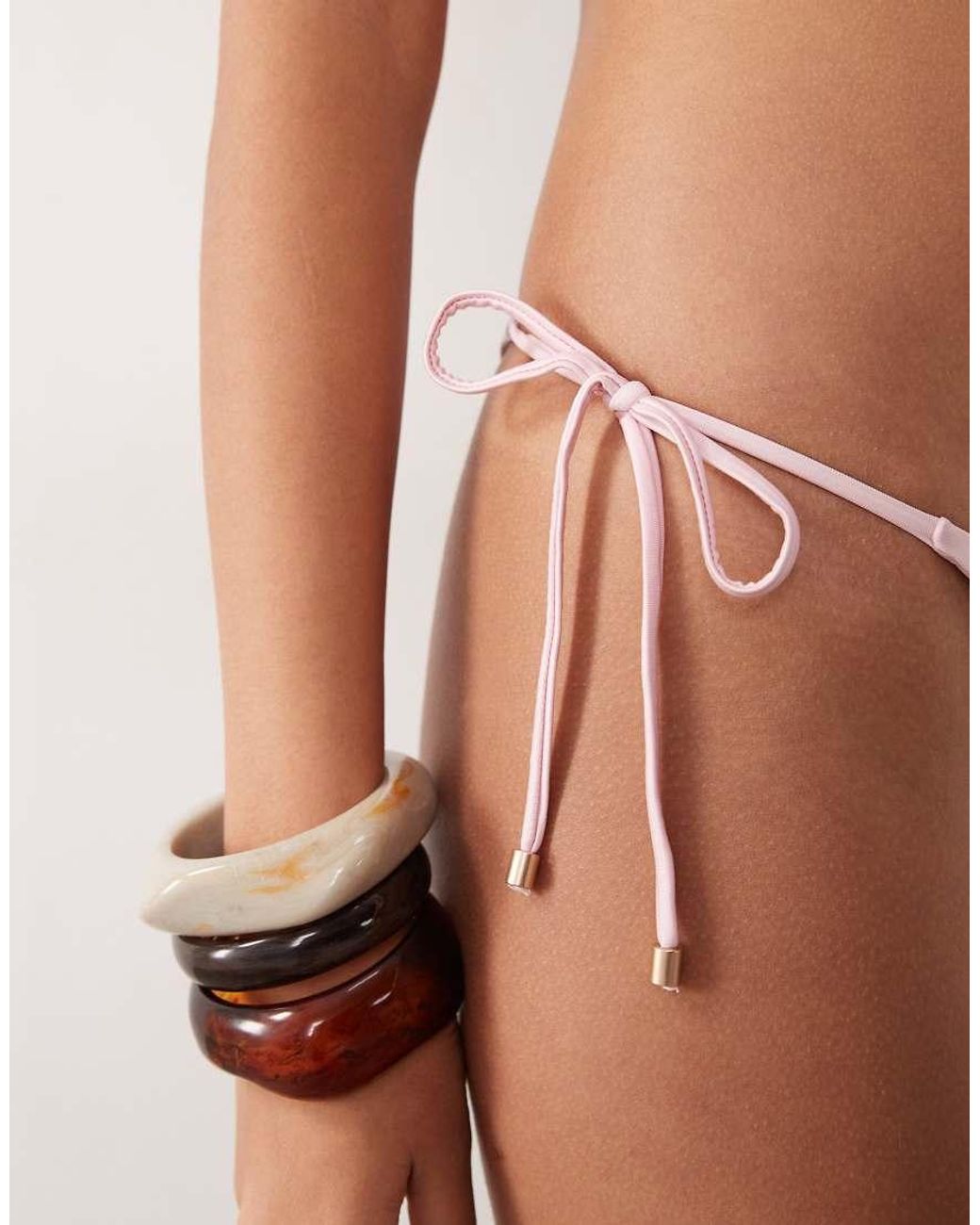 Cotton On Brown Triangle Bikini Set