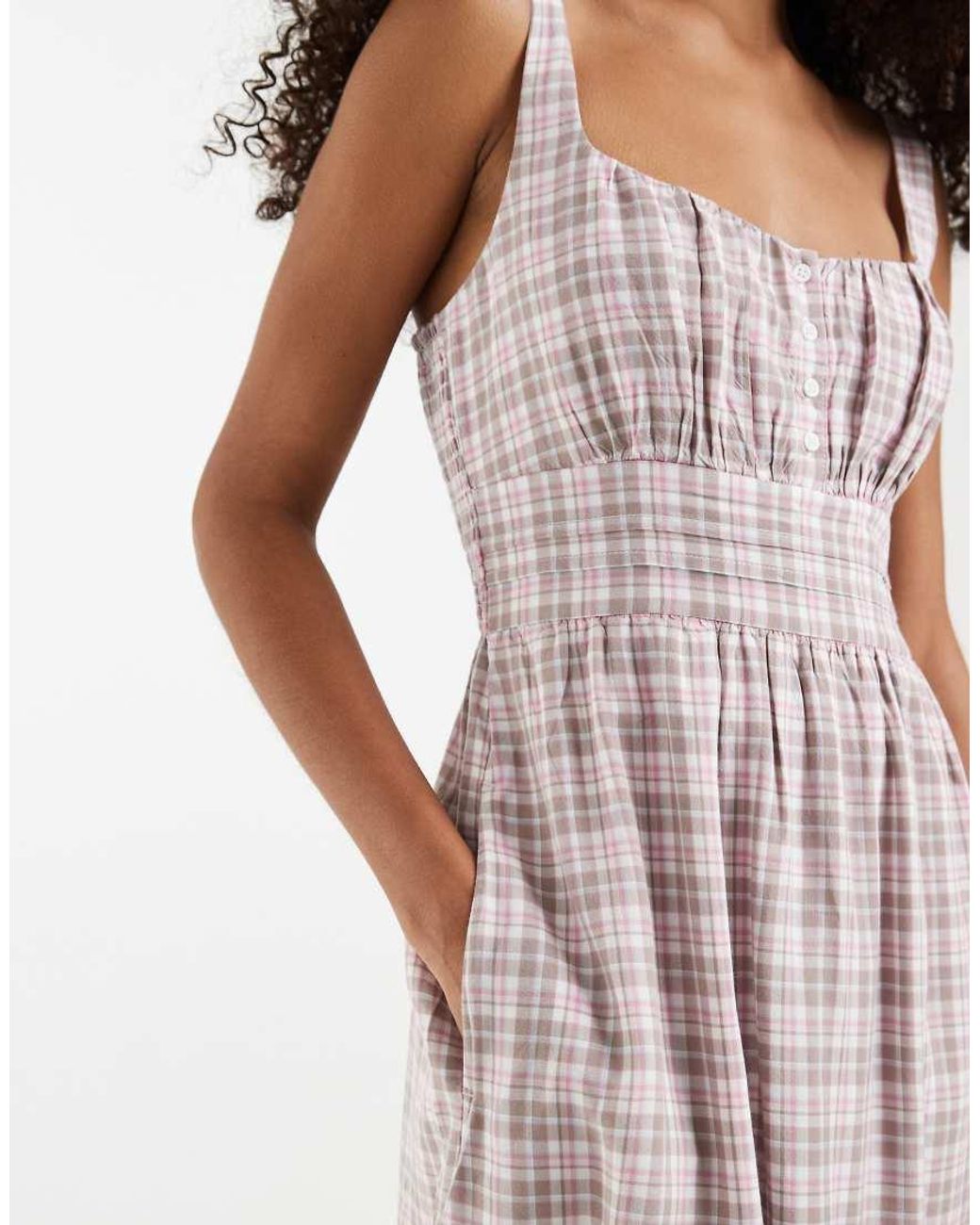 Hollister White Scoop Neck A Line Mini Dress