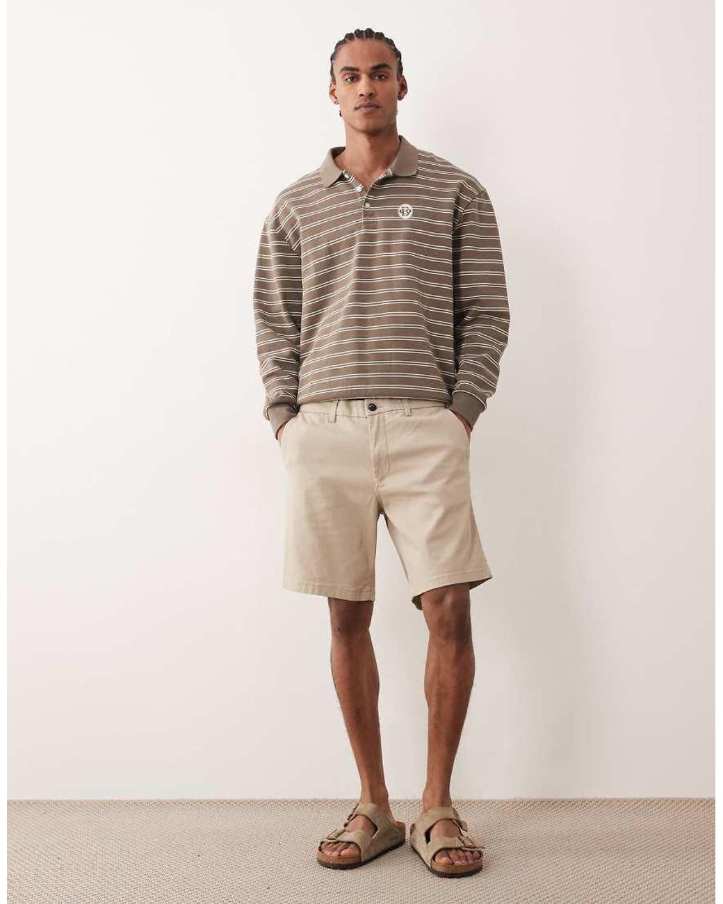 Jack & Jones Natural Regular Fit Chino Shorts for men