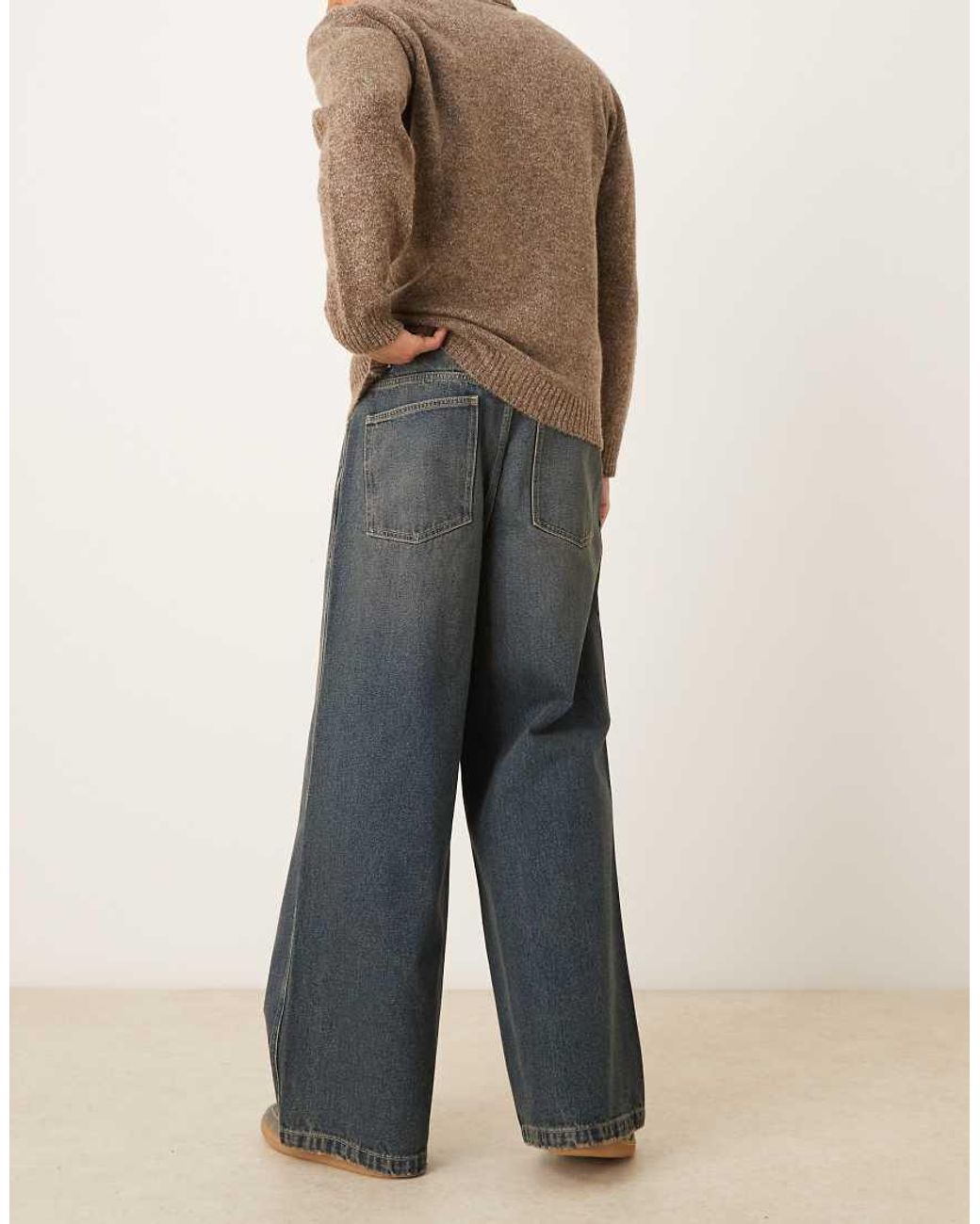 ASOS Multicolor Extreme baggy Jeans for men
