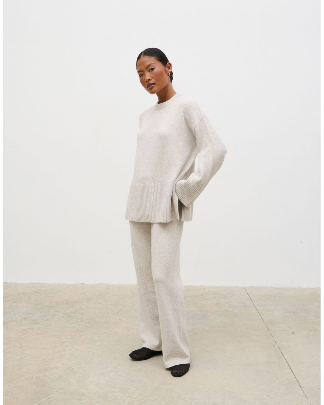 Pretty Lavish White – strickpullover