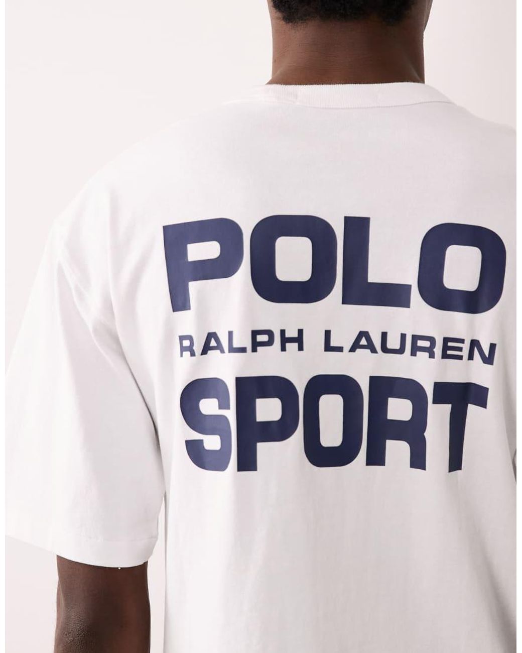 Polo Ralph Lauren Natural Sport Relaxed Fit Heavyweight Back Print T-Shirt for men