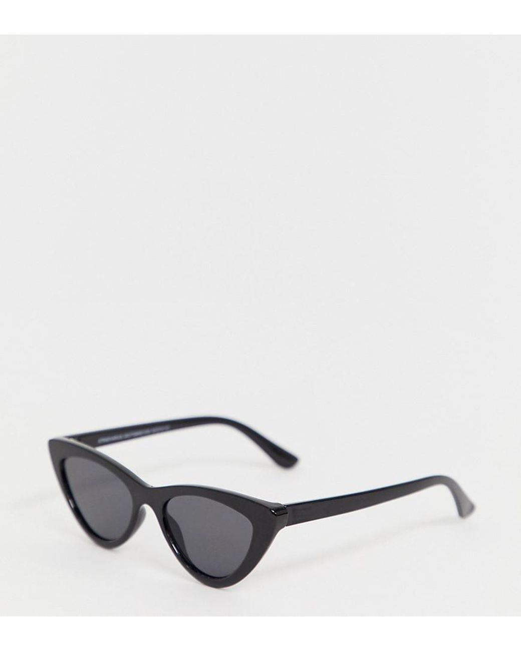 Gafas de sol ojos de gato con diseño pequeño en negro Stradivarius de color  Negro | Lyst