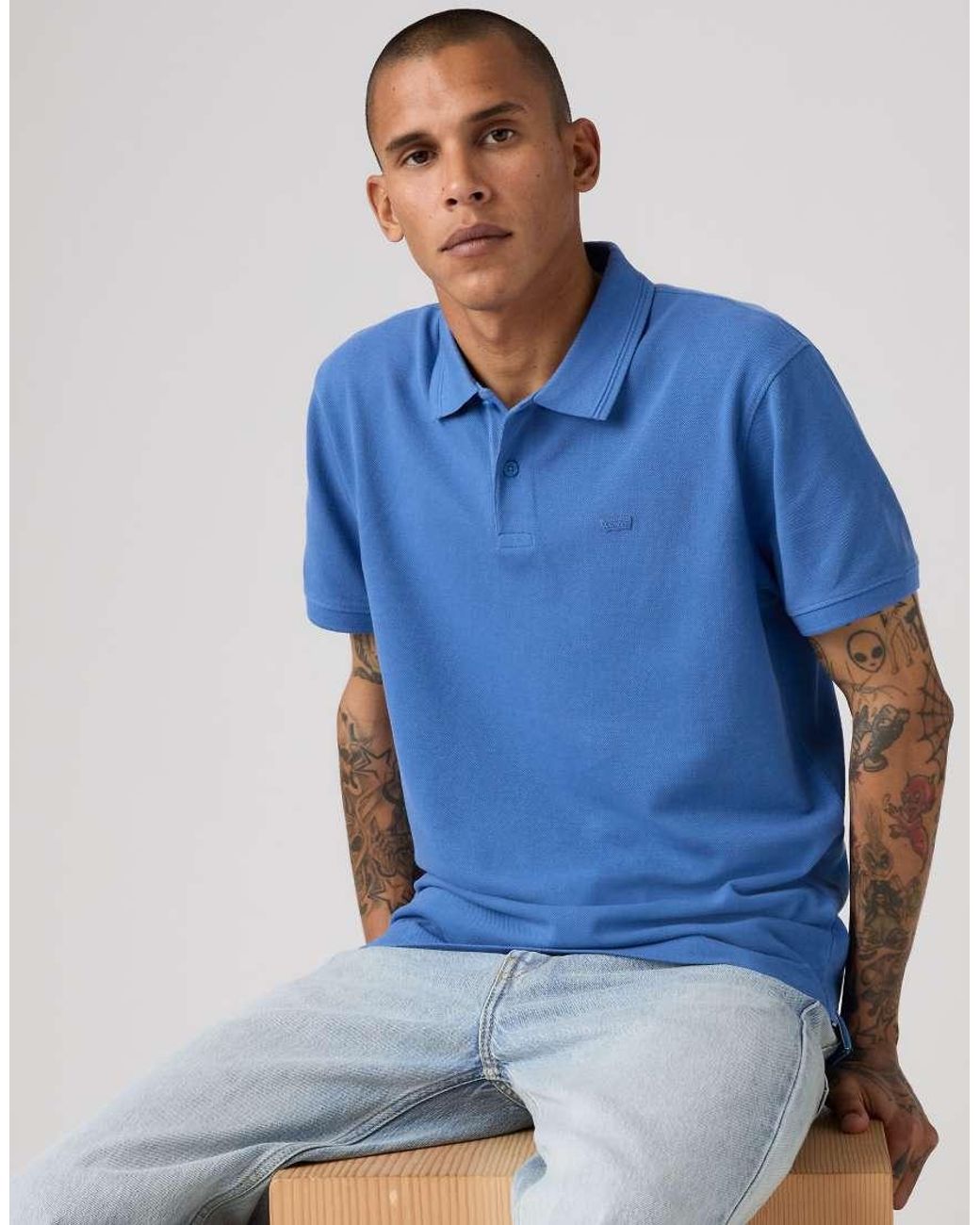 Levi's Blue Original Polo for men
