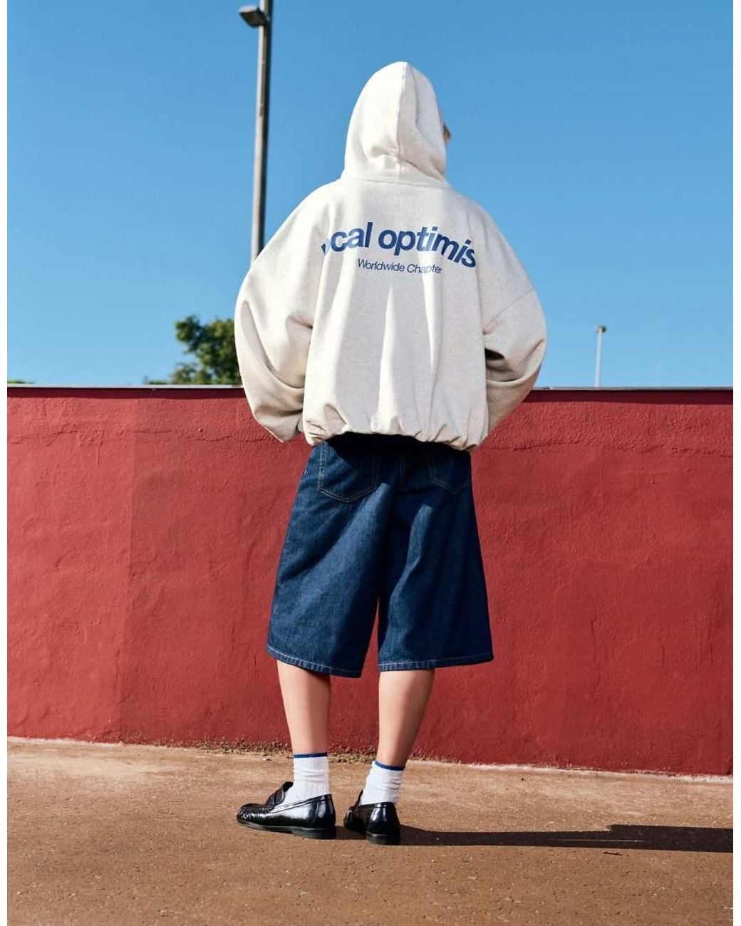 Pull&Bear Blue Zip-Up Hood Sweatshirt