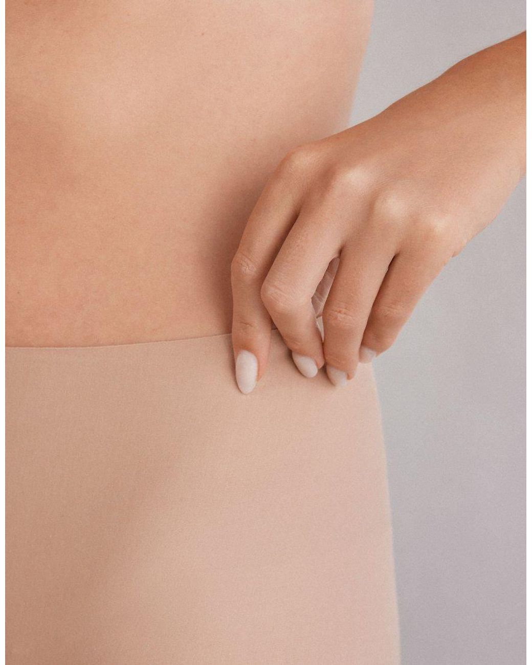 Intimissimi Brown Light Shaping High-Waisted Cotton Briefs