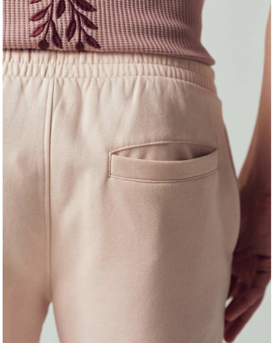 ASOS Pink Slim Fit Jersey Shorter Jersey Short for men