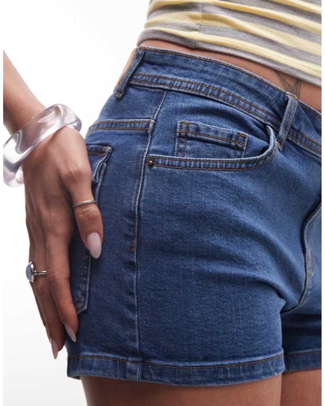 Noisy May Blue Mico Short