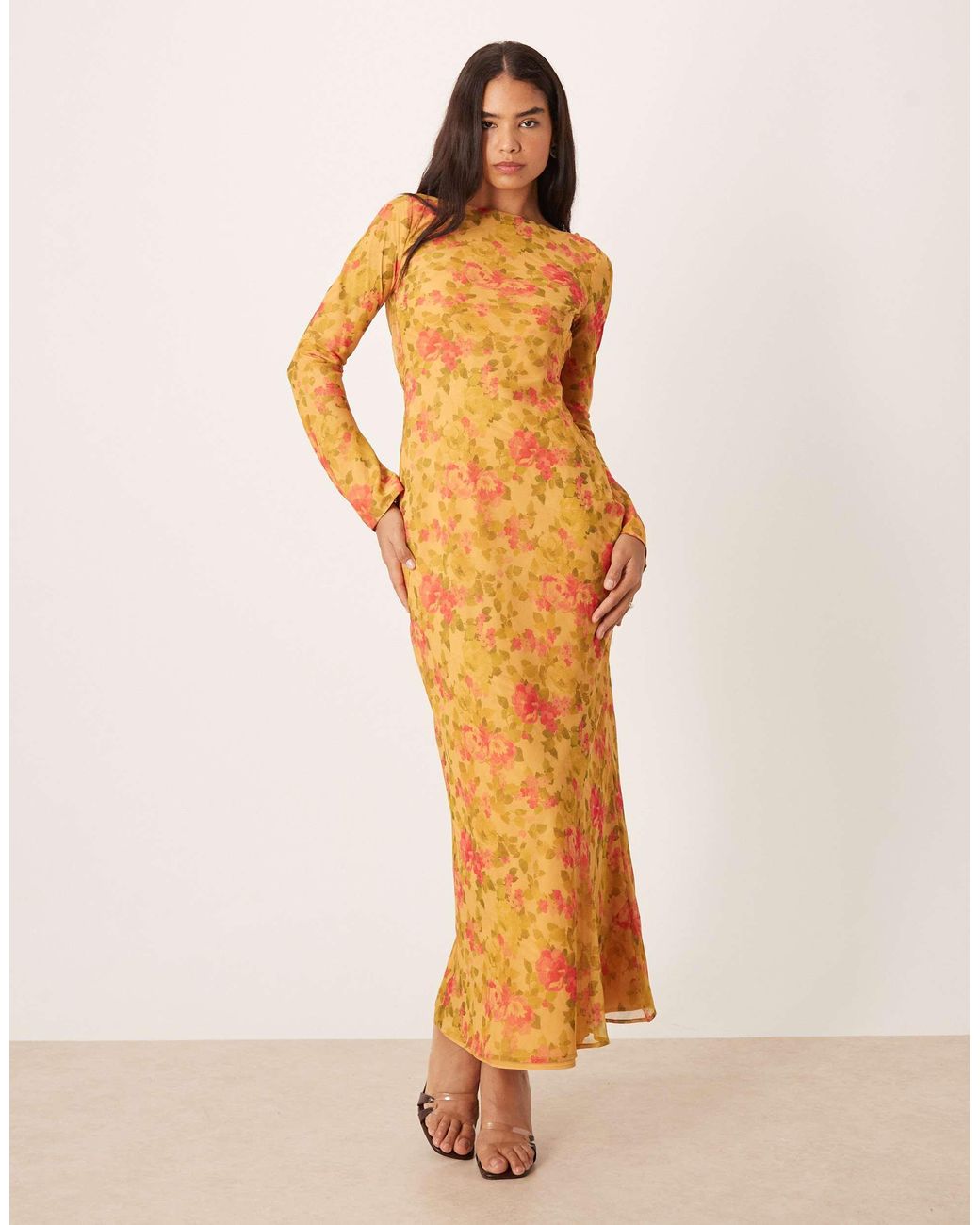 ASOS Metallic – maxikleid
