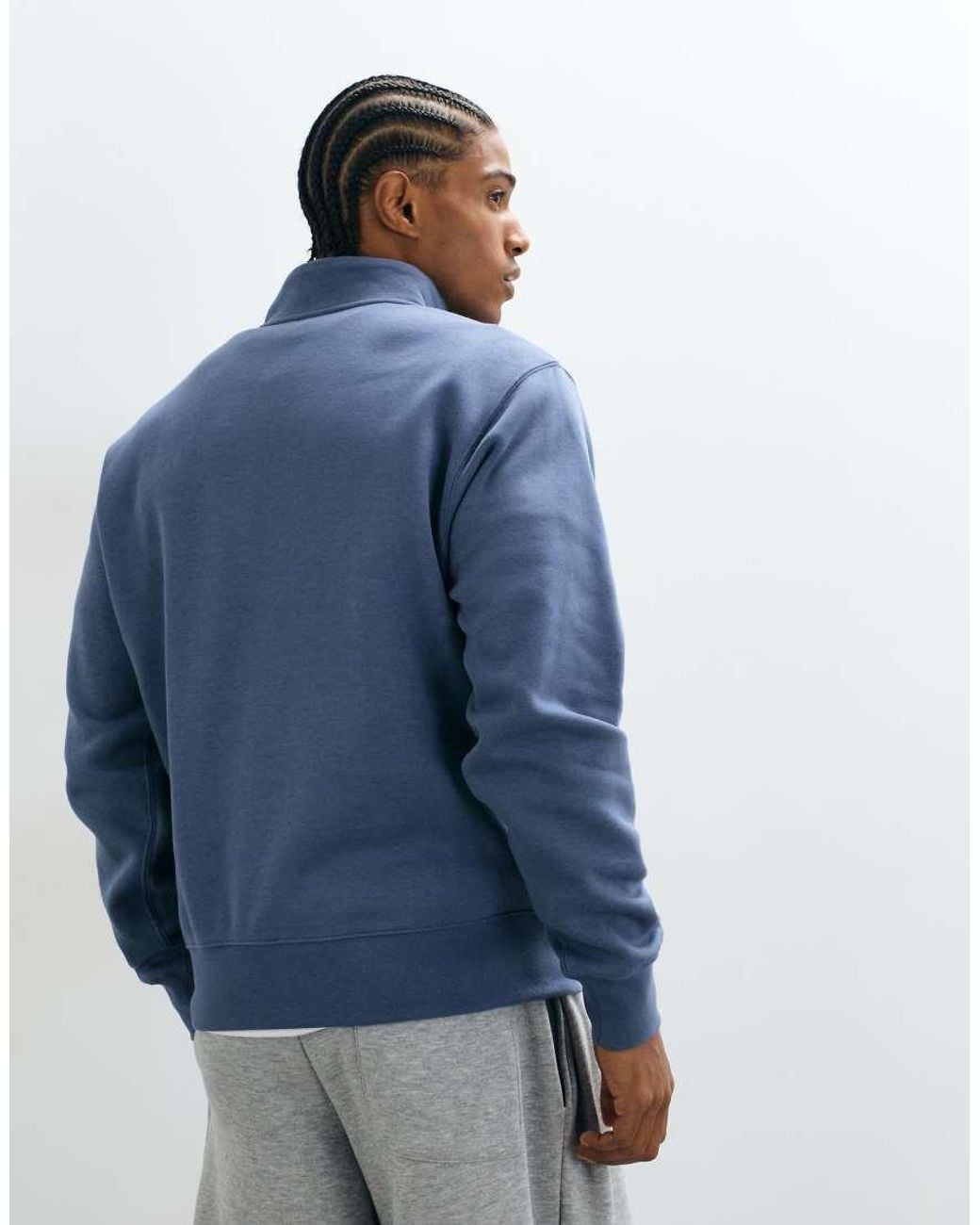 Nike Blue Club Half Zip Sweatshirt for men
