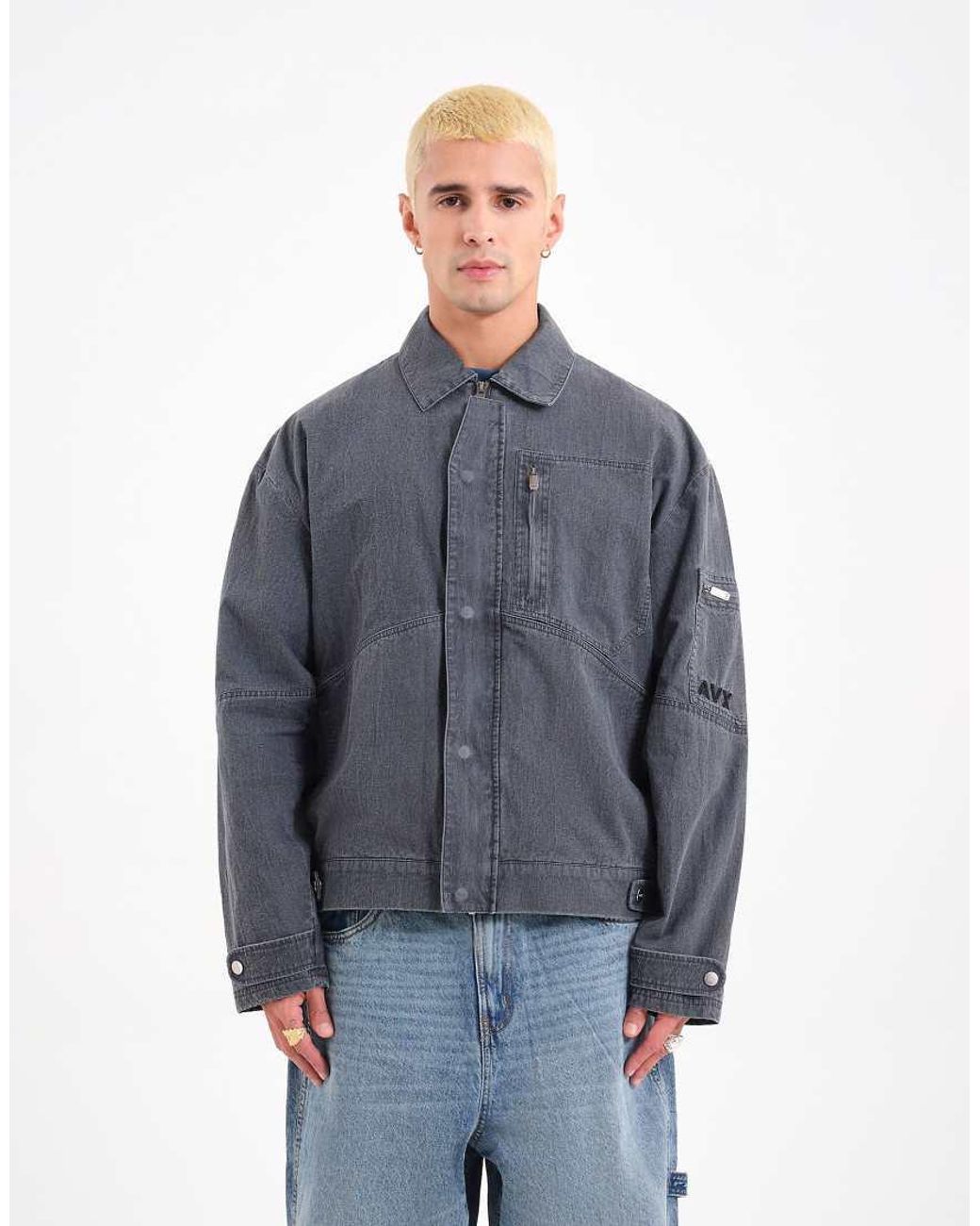 AVX Blue Mach Bomber for men