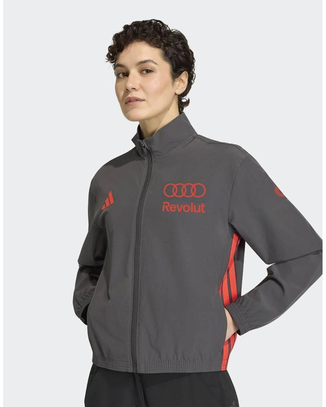 Adidas Originals Gray Audi Formula One Team Mechanics Tracktop